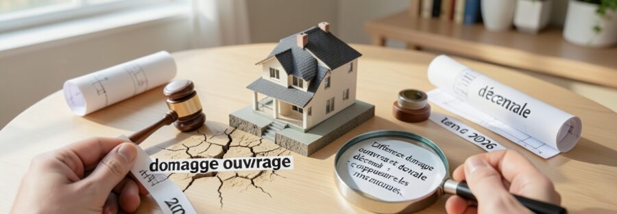 différence dommage ouvrage et décennale explication
